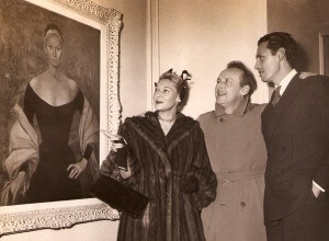 Exposição 1953 - quadro de Tilda Tamar pintado por Alejo vidal-Quadras