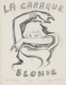 Affiche pour filme "La Caraque Blonde" - TT