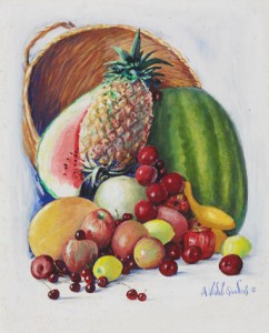 "Fruits exotiques pour affiche"