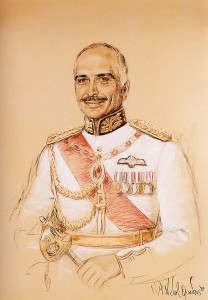 King Hussein of Jordanie