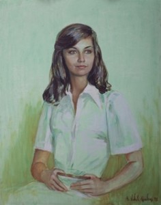 Norma F. Pires oil, Rio de Janeiro, 1975