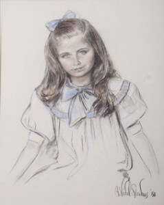 Renata F. Pires Garcia charcoal and pastel, Rio de Janeiro, 1988