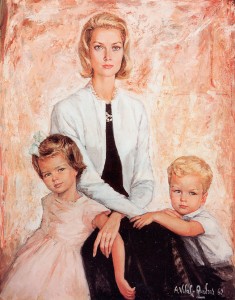 princess Grace of Monaco and her sons
