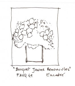 Bouquet jaune renoncules